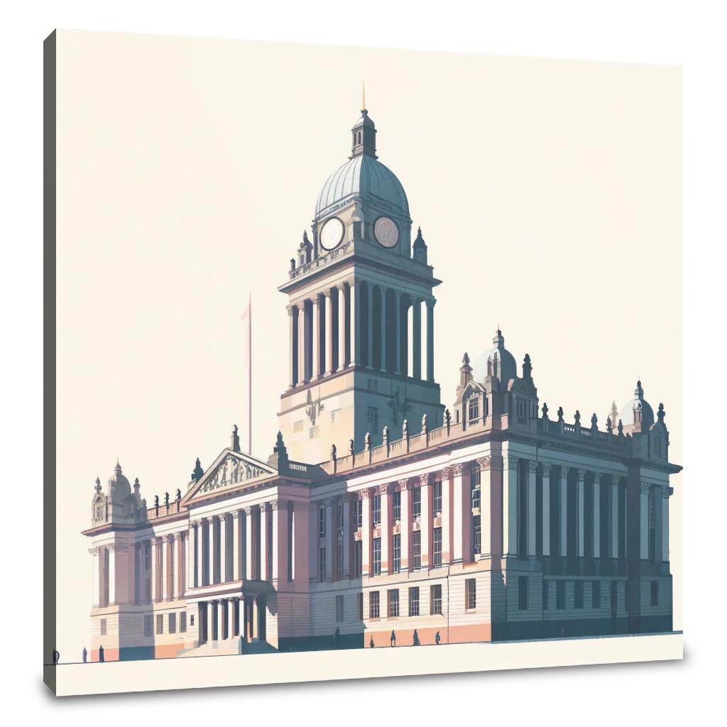 Leeds Town Hall Elegance Canvas