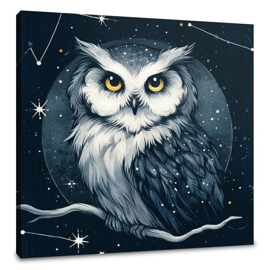 Mystical Owl Canvas