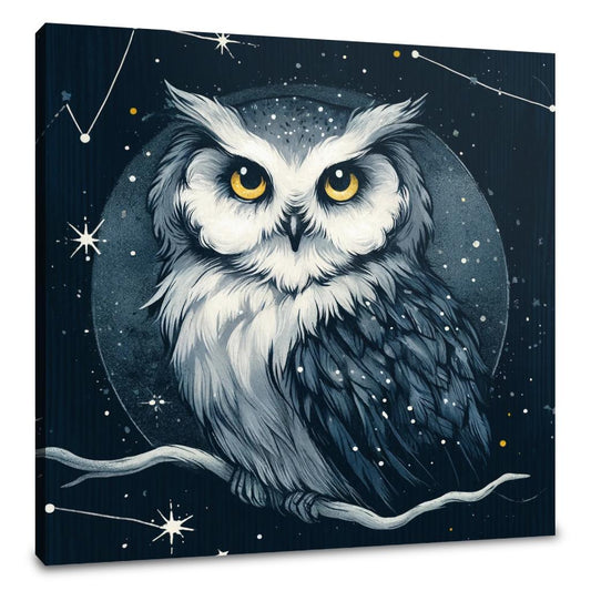 Mystical Owl Canvas