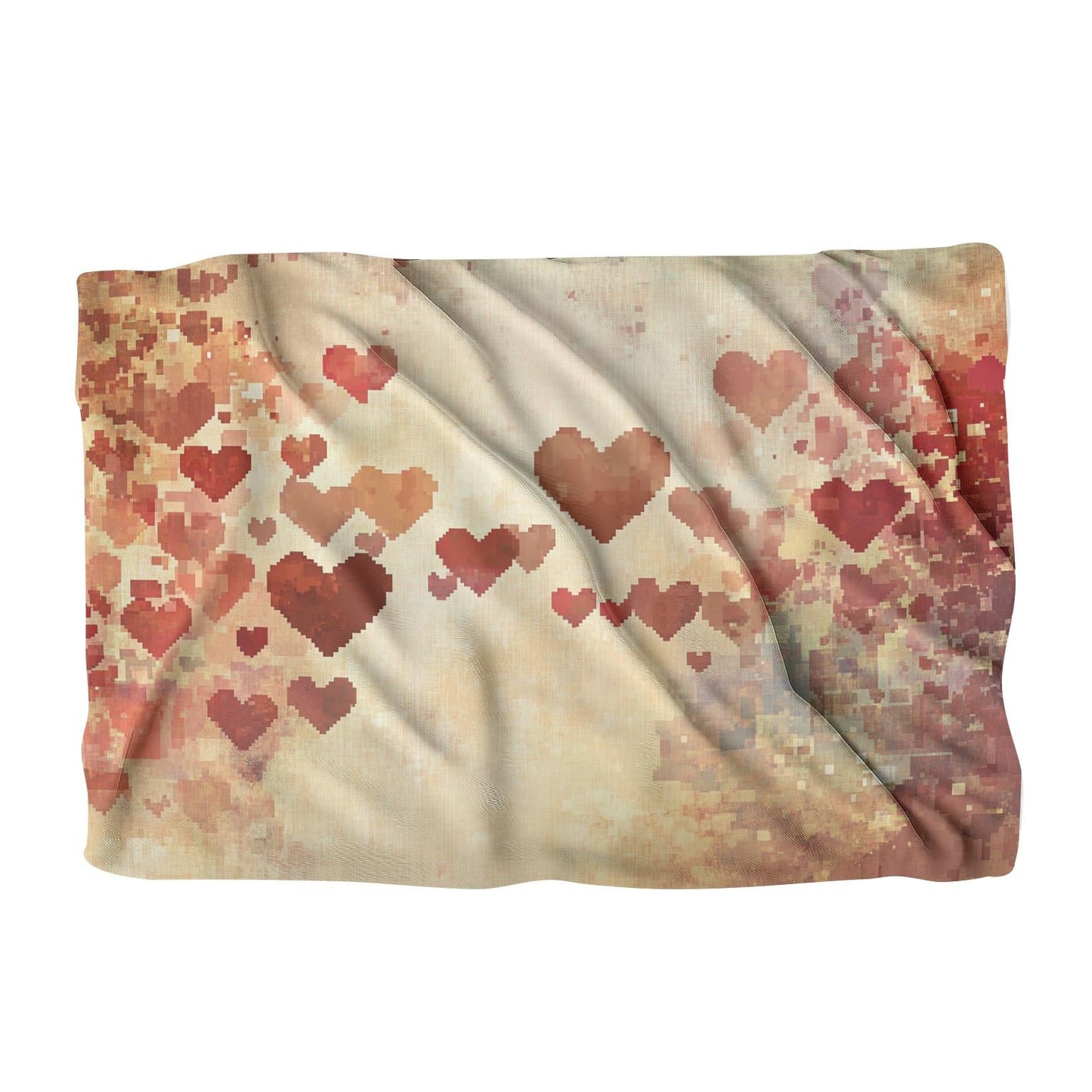 Pixel Heartbeat Blanket
