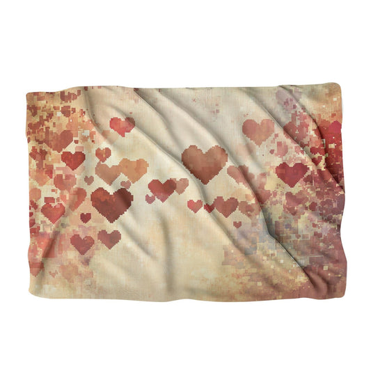 Pixel Heartbeat Blanket