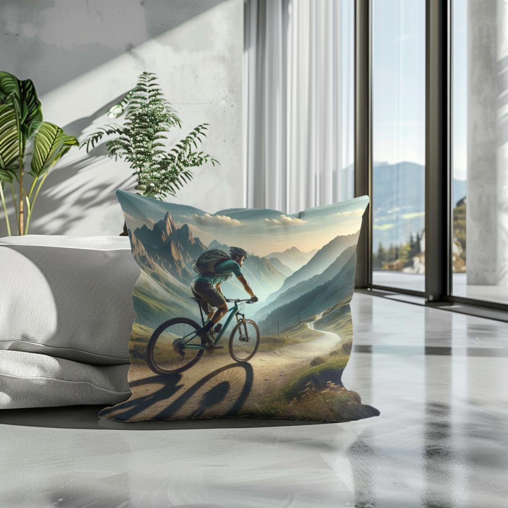 Mountain Trail Cotton Cushion