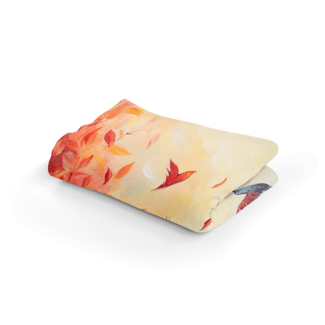 Feathered Leaf Blanket