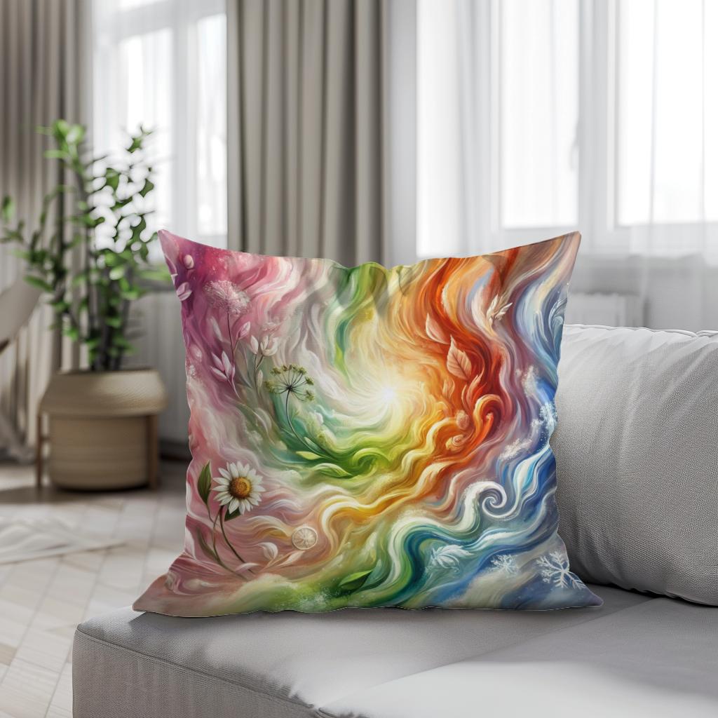 Eternal Seasons Cotton Cushion