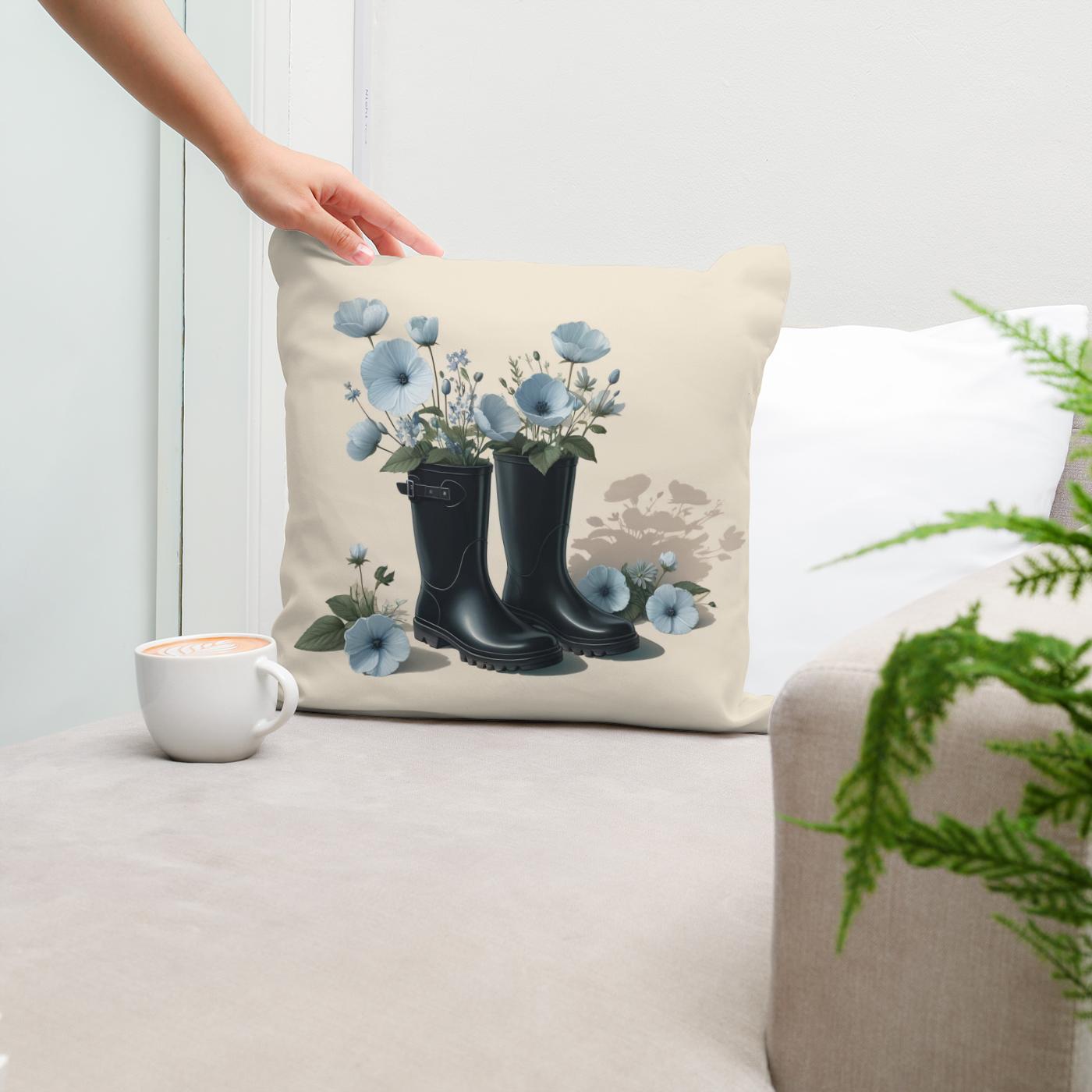 Spring's Gentle Steps Cotton Cushion