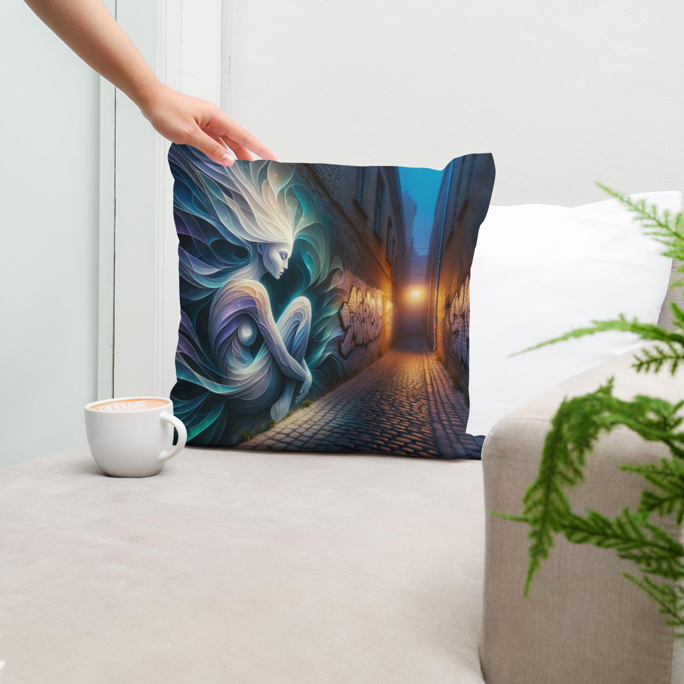 Whispering Alley Cotton Cushion