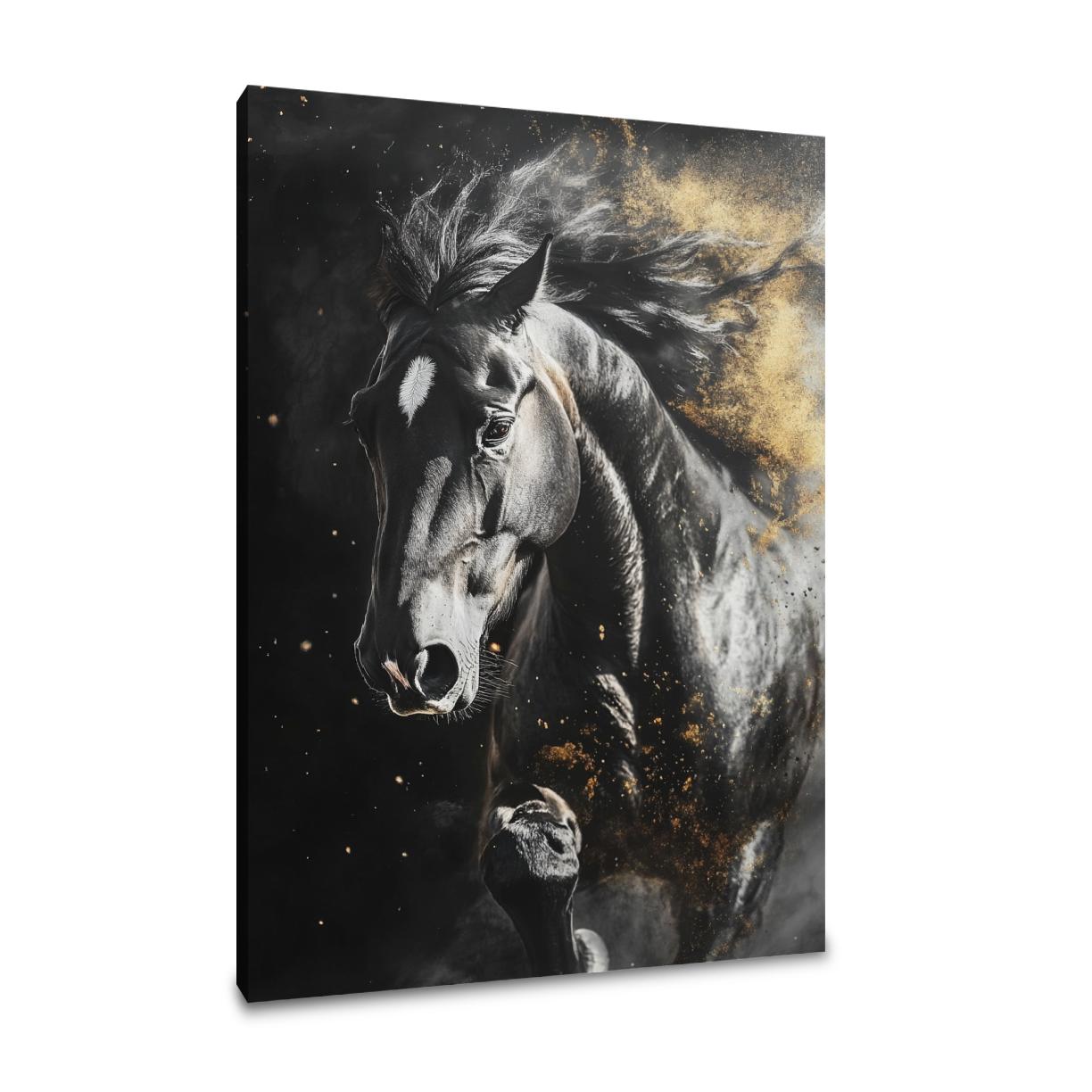 Golden Whirlwind Canvas