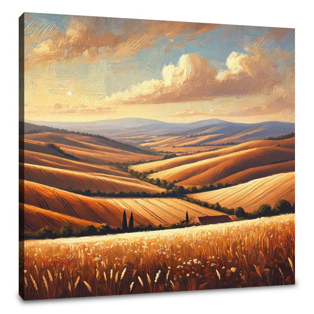 Chocolate Hills Wonder Canvas