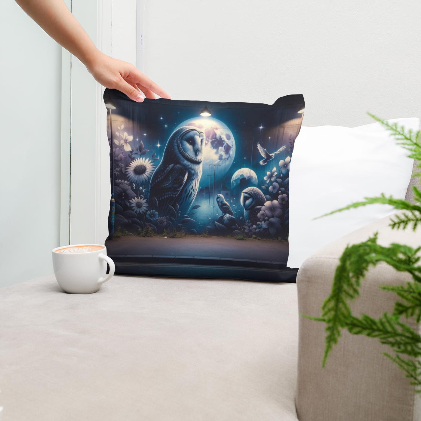Nightfall Serenade Cotton Cushion