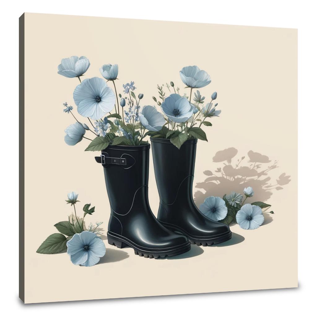 Spring's Gentle Steps Canvas