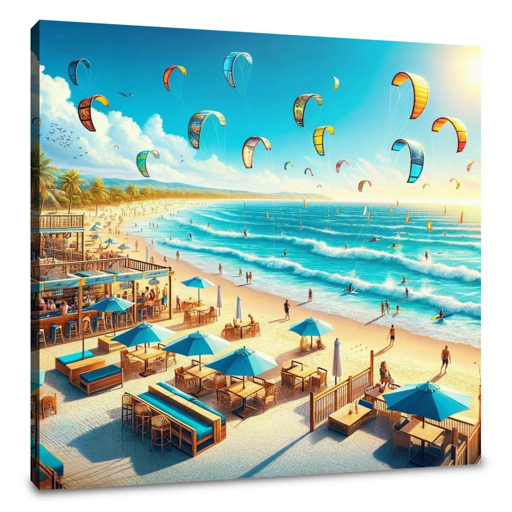 Azure Summer Harmony Canvas
