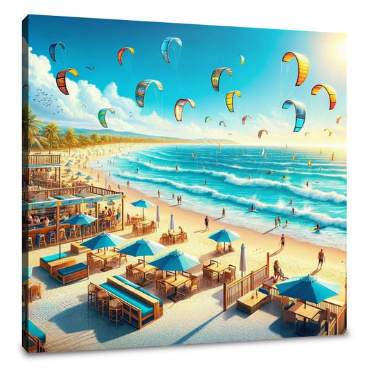 Azure Summer Harmony Canvas