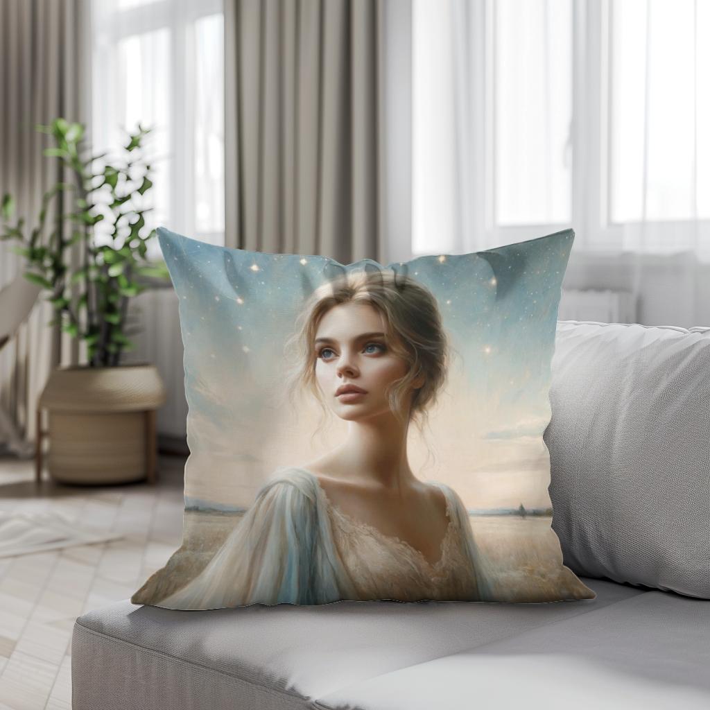 Celestial Grace Cotton Cushion