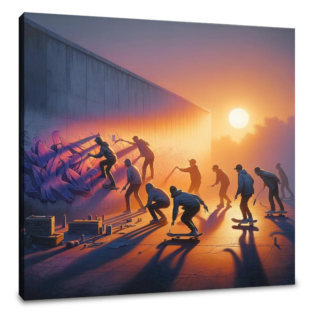 Twilight Tagging Adventure Canvas