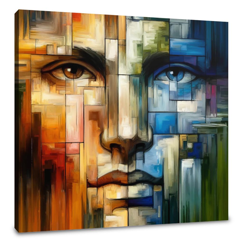 Emotional Mosaic Canvas