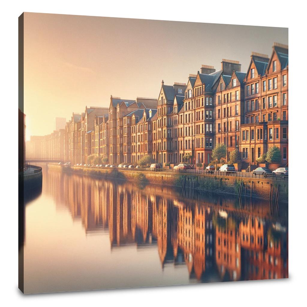 Sunset Serenity Glasgow Canvas