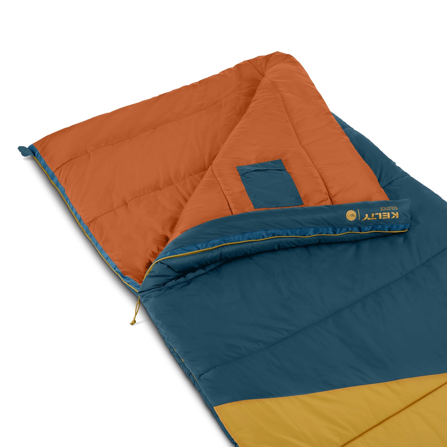 Kelty Solstice 20°F (-7°C) Synthetic Sleeping Bag - One Size - Midnight Navy/Woodthrush