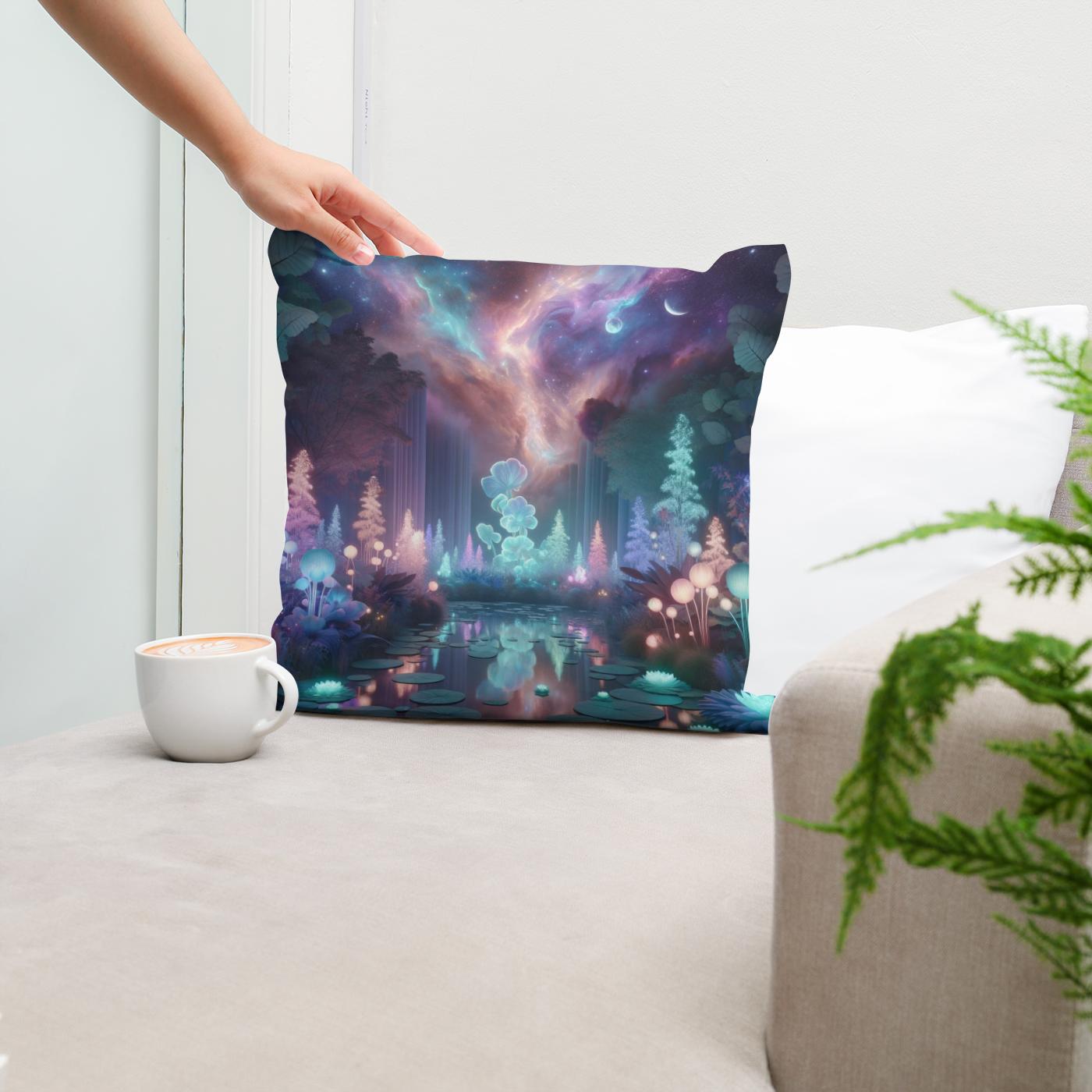 Ethereal Glow Cotton Cushion