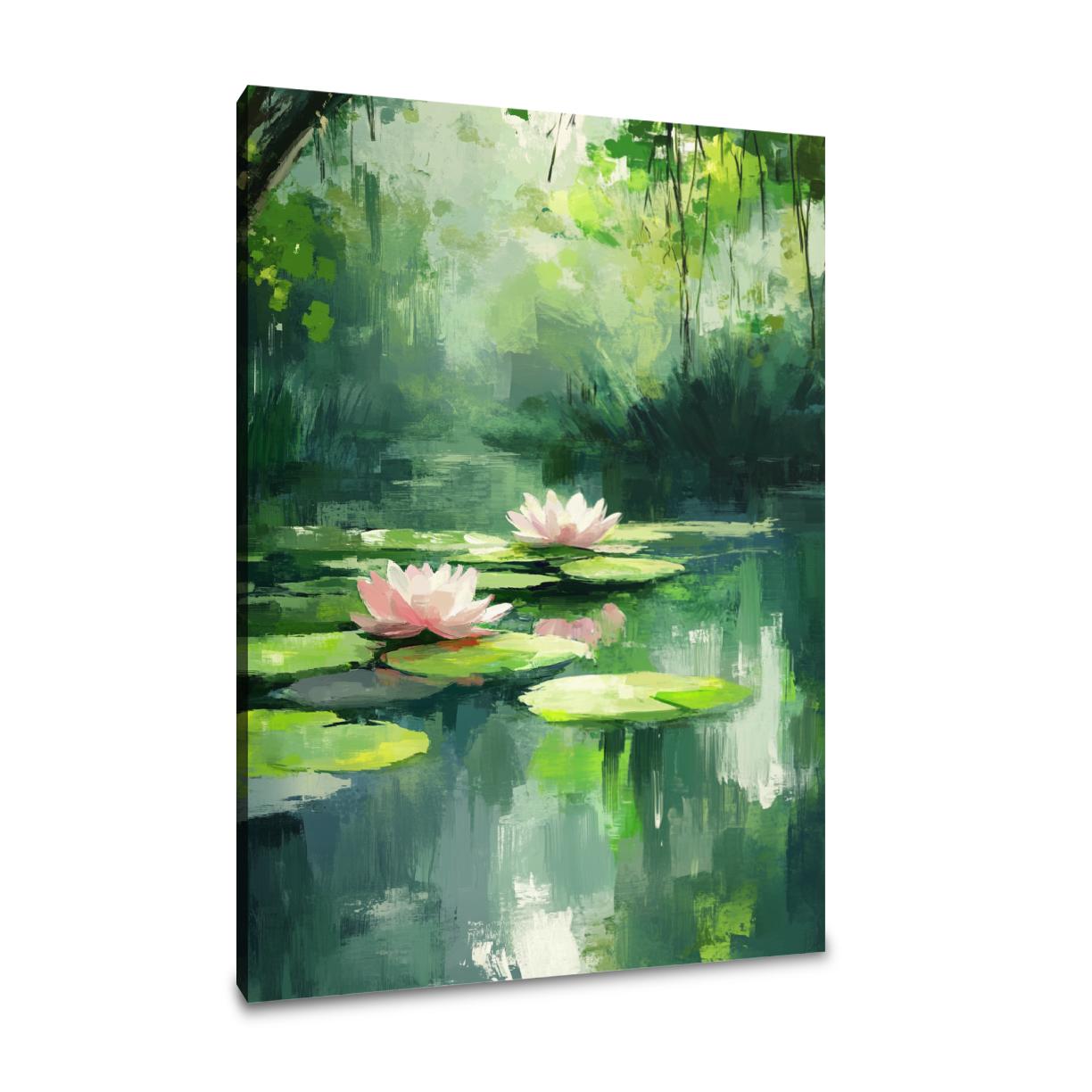 Tranquil Lilies Canvas