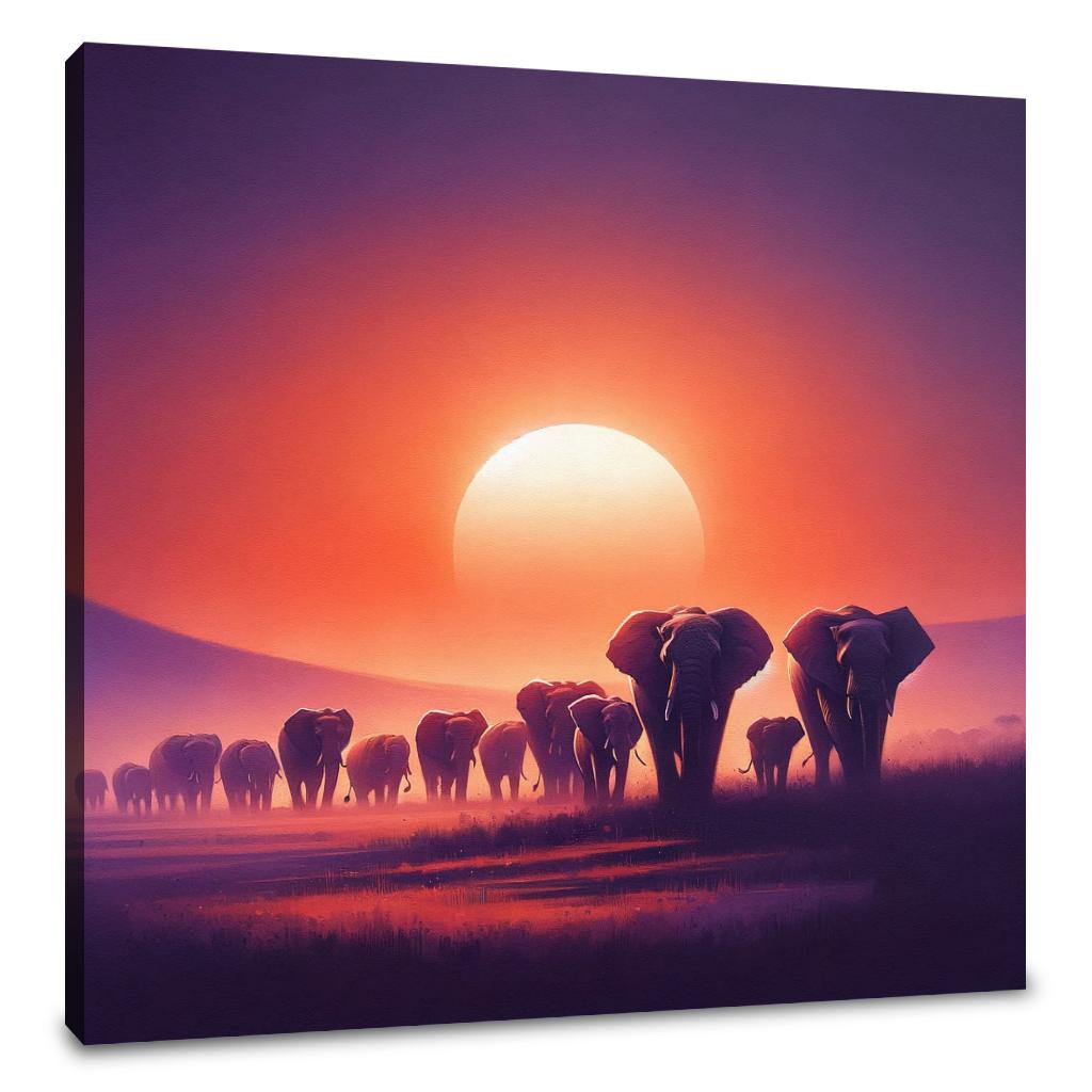 Savannah Sunset Canvas