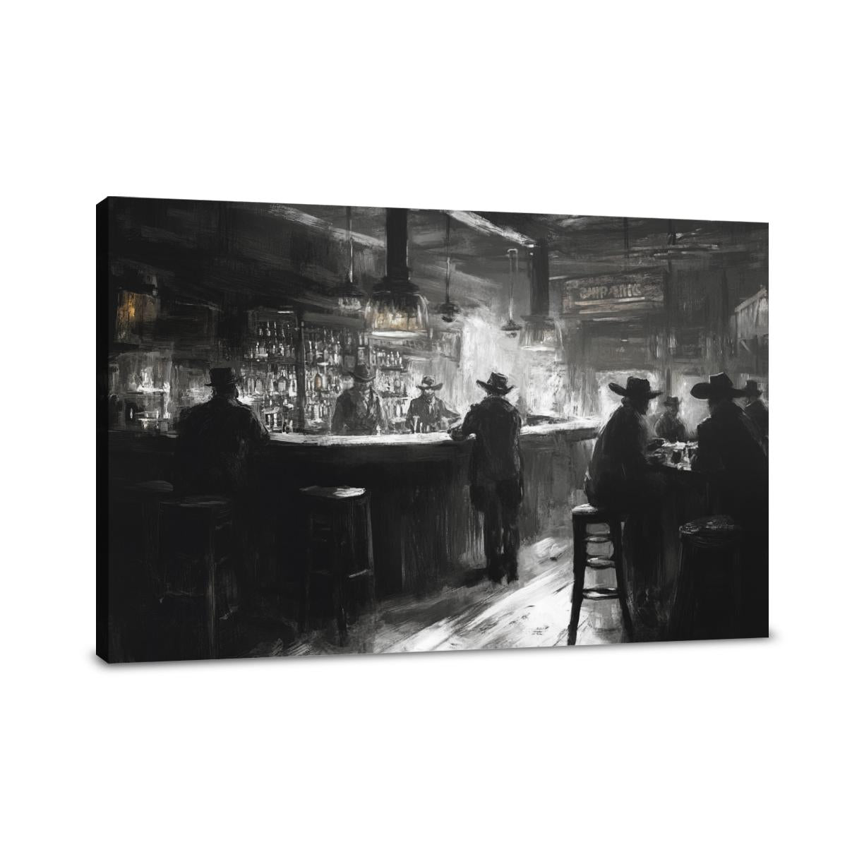 Western Saloon Canvas