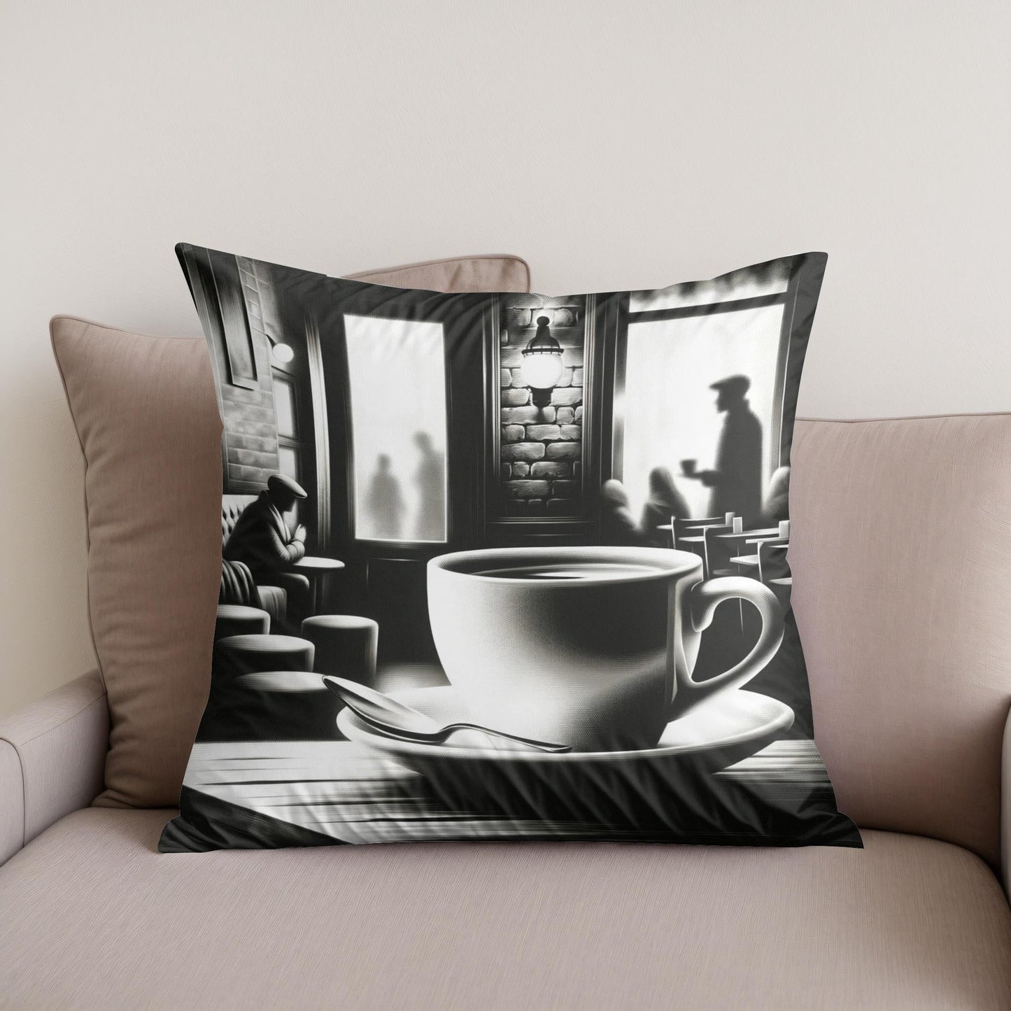 Timeless Brew Tales Cotton Cushion