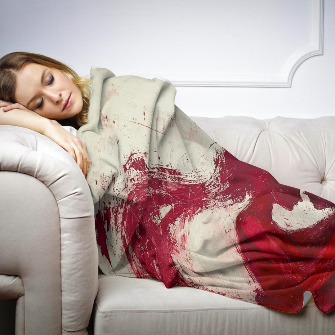 Interwoven Hearts Blanket