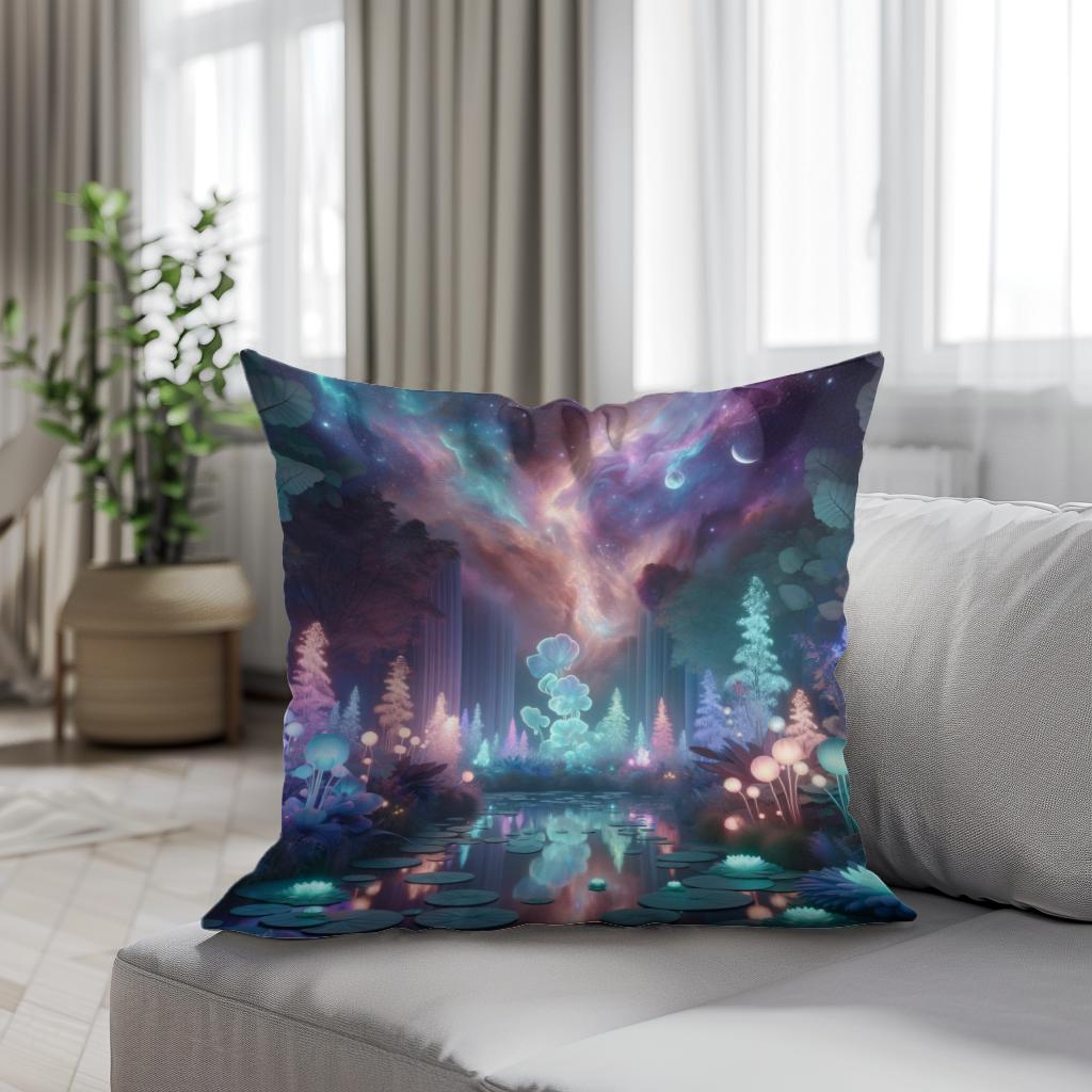 Ethereal Glow Cotton Cushion