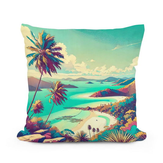 Whitsunday Bliss Cotton Cushion