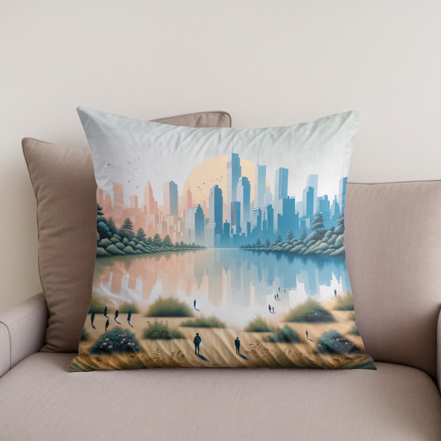 Skyline Harmony Cotton Cushion