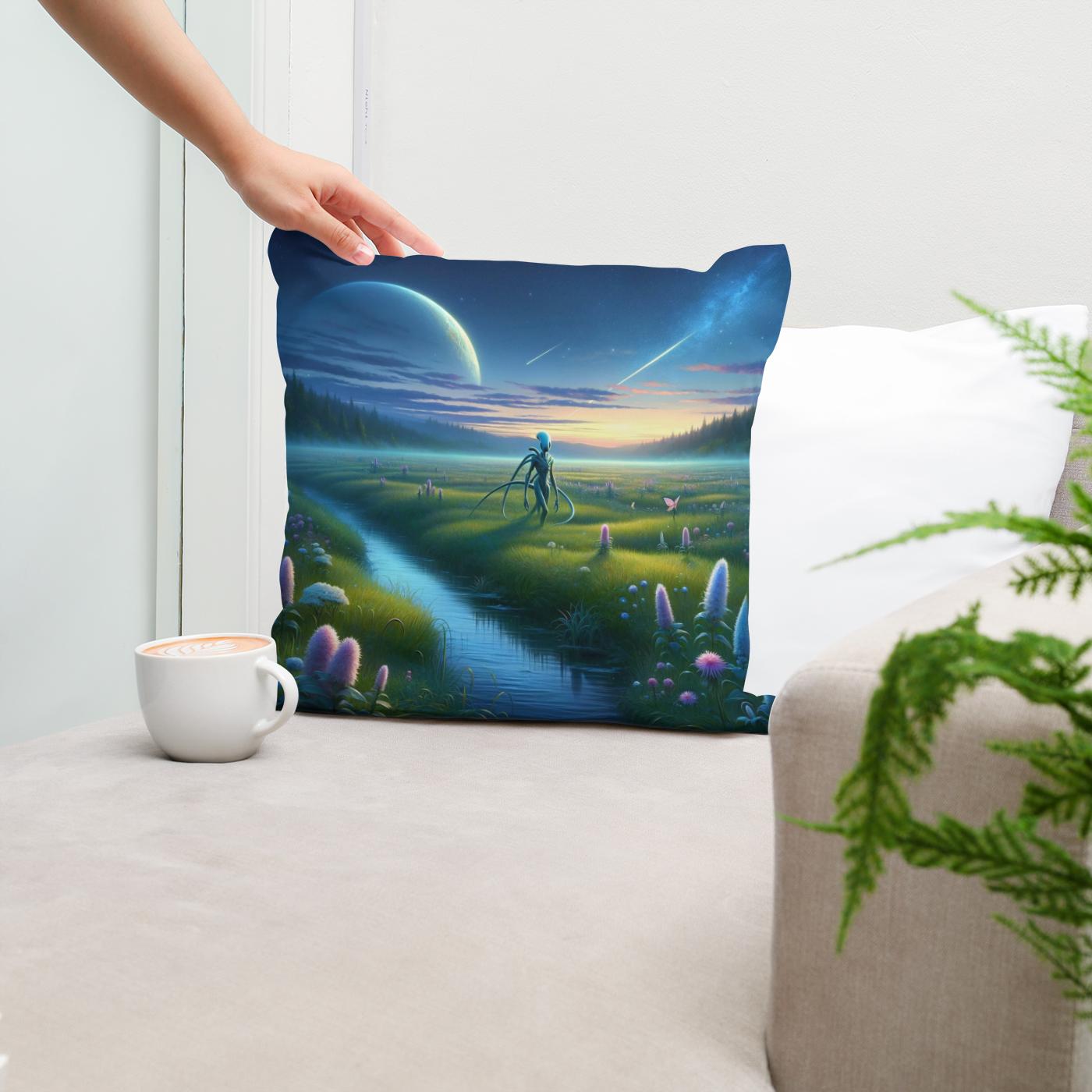 Twilight Encounter Cotton Cushion