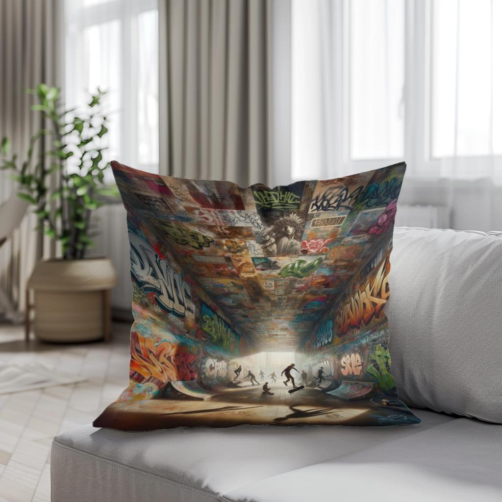 Underpass Artistry Cotton Cushion