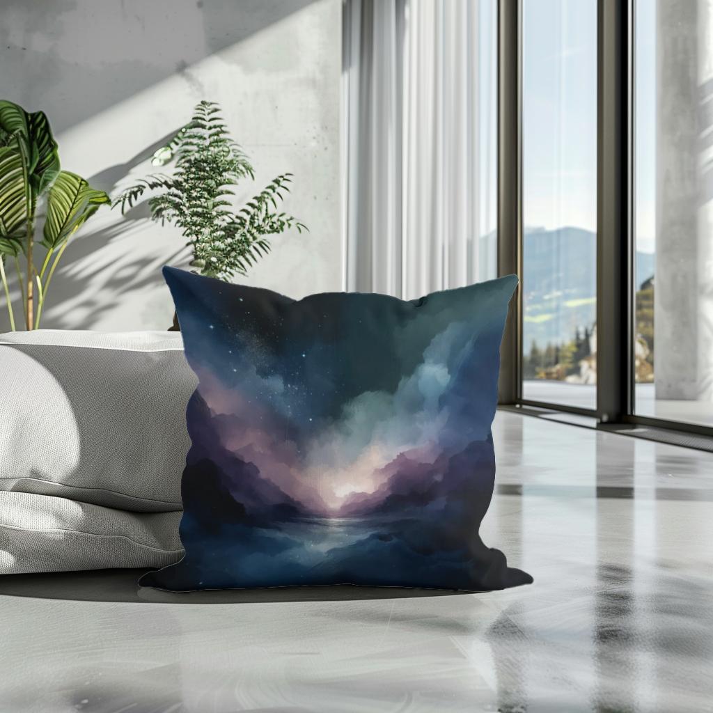 Nocturnal Serenity Cotton Cushion