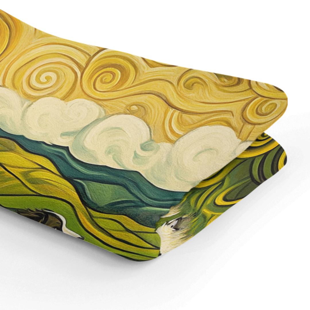 Energetic Border Collie Blanket