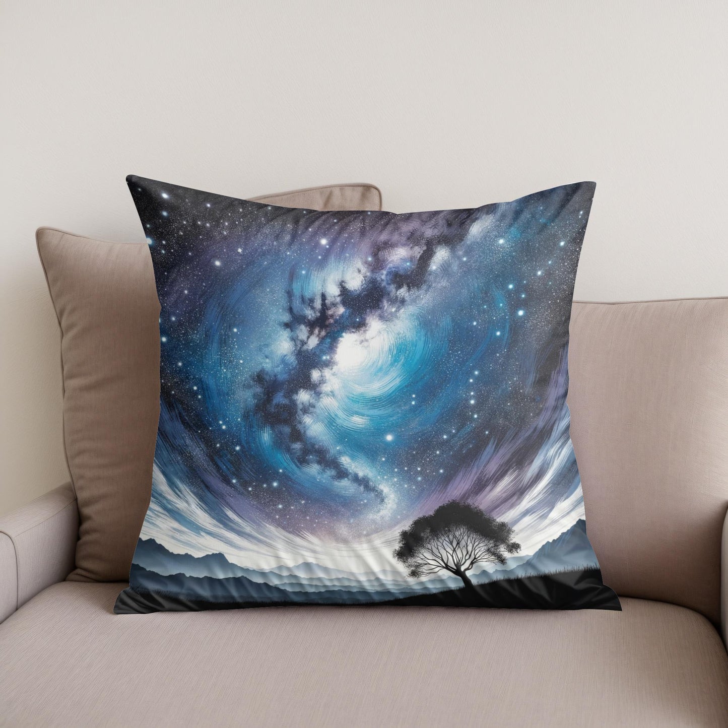 Starry Solitude Cotton Cushion