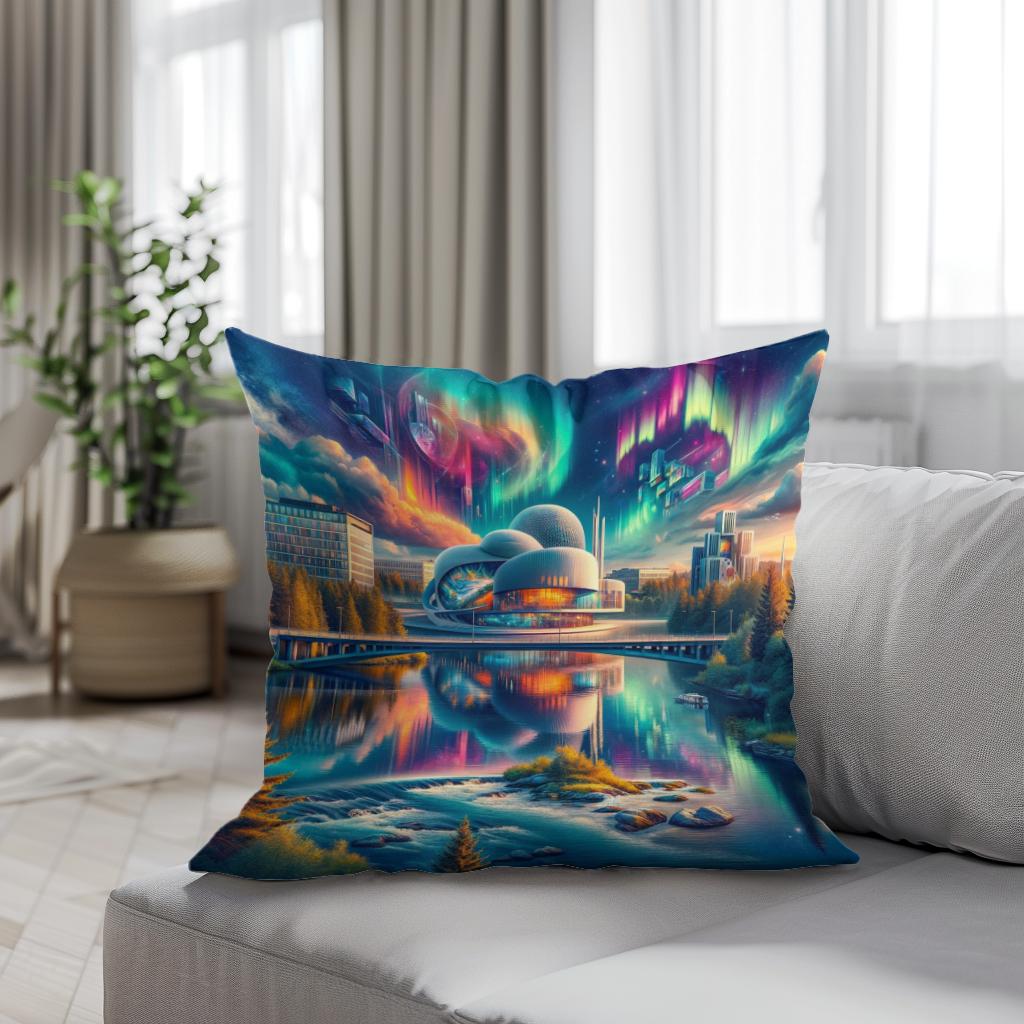 Umeå Dreamscape Cotton Cushion