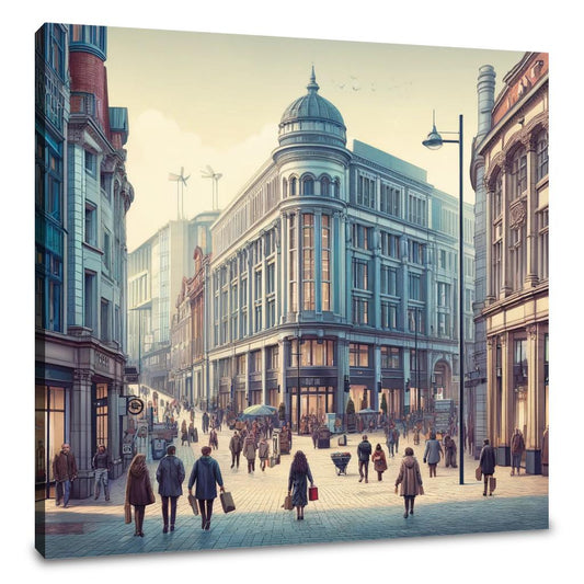 New Street Birmingham Canvas