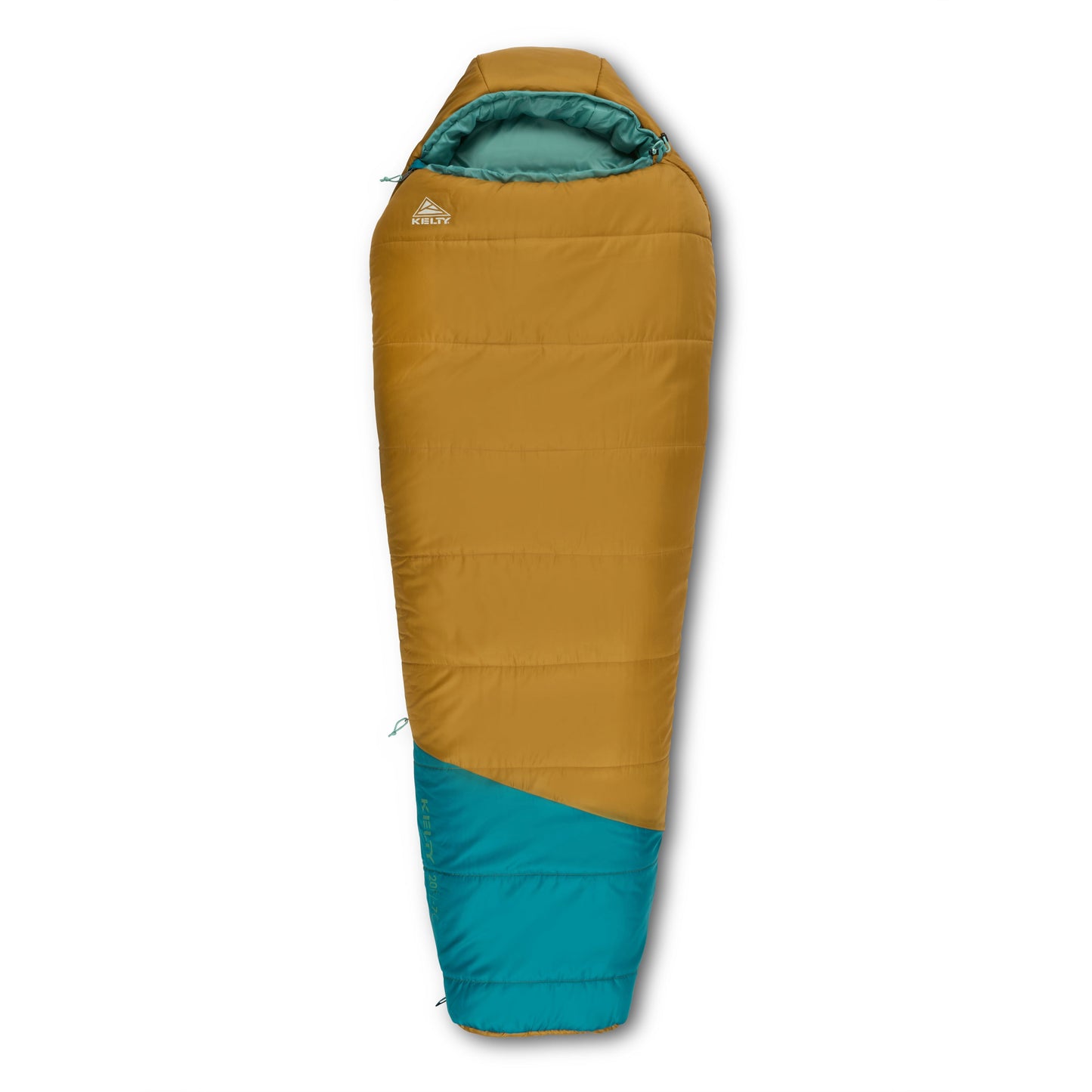 Kelty Kids' Mistral 20°F (-7°C) Synthetic Sleeping Bag - One Size - Woodthrush/Deep Lake/Malachite