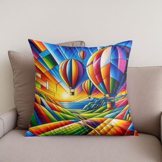 Cubist Odyssey Cotton Cushion