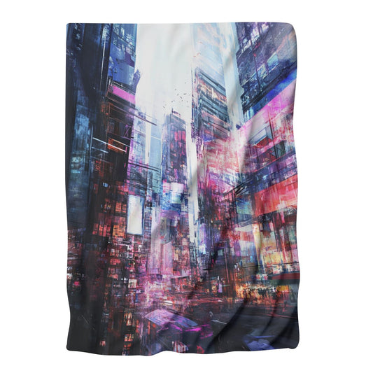 Nostalgic Urban Pulse Blanket
