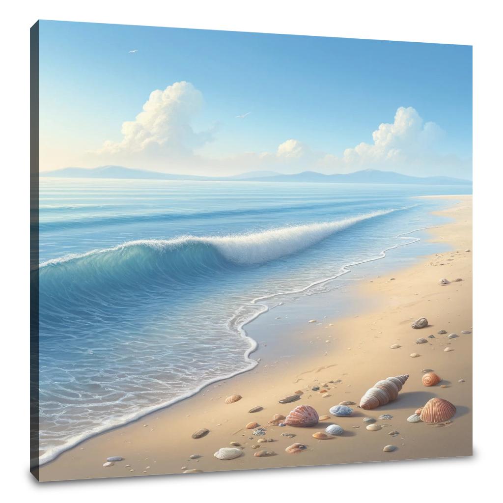 Tranquil Beachscape Canvas