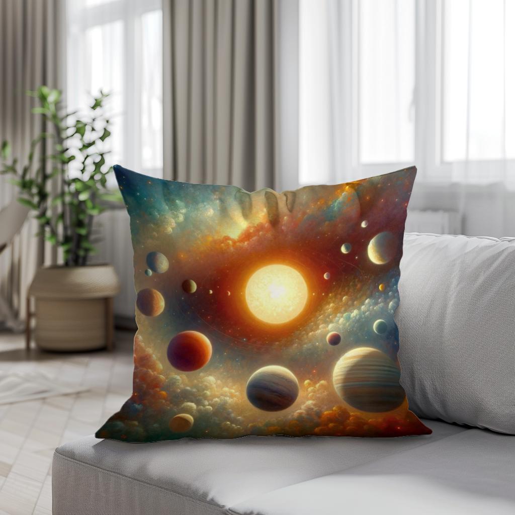 Celestial Dance Cotton Cushion