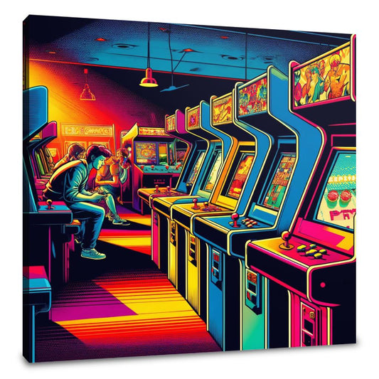 Arcade Retro Pop Canvas