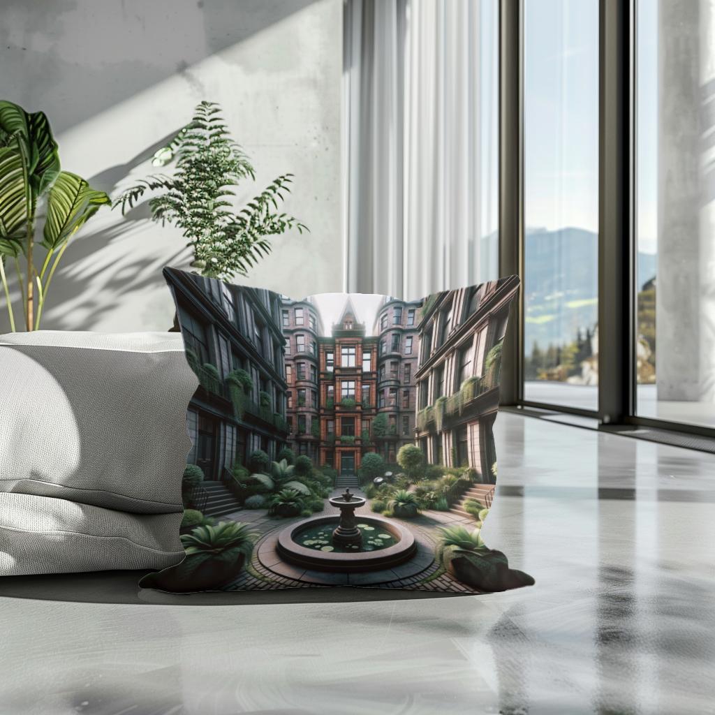 Victorian Oasis Glasgow Cotton Cushion