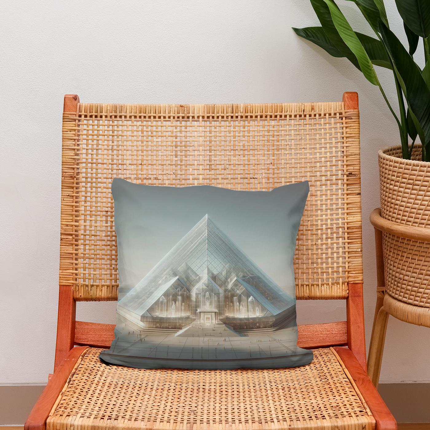 Future Pyramid Cotton Cushion