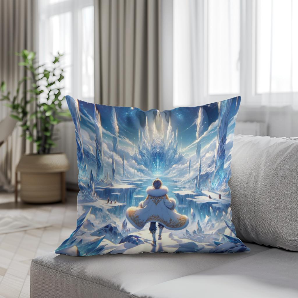 Frozen Elemental Awakening Cotton Cushion