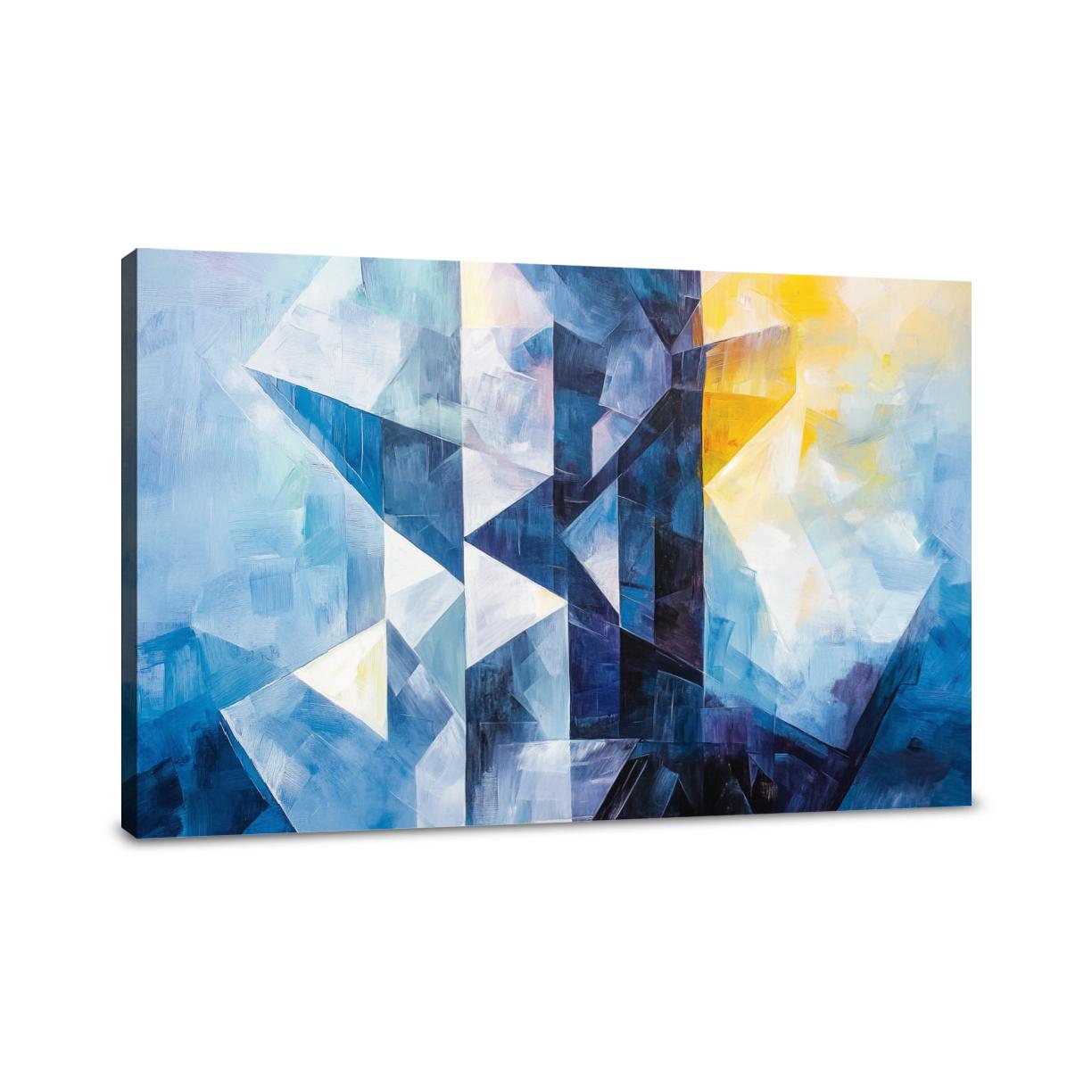 Geometric Tower Canvas