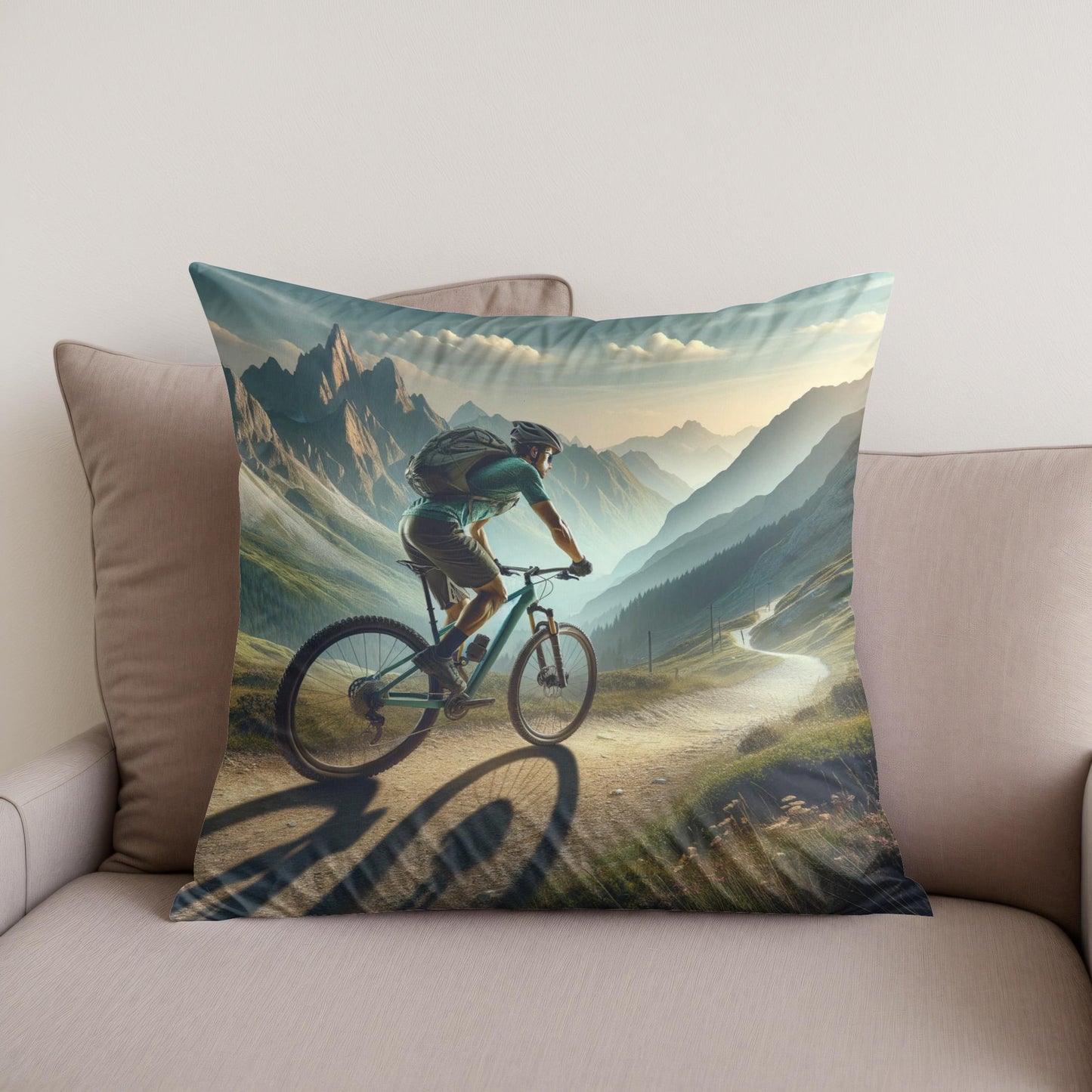 Mountain Trail Cotton Cushion