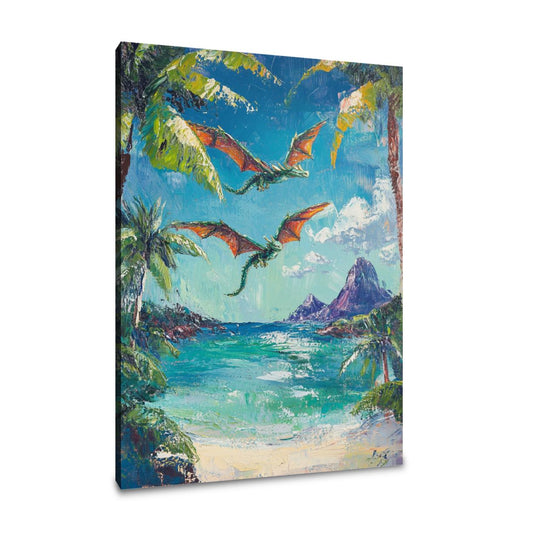 Dragon Island Flight Canvas