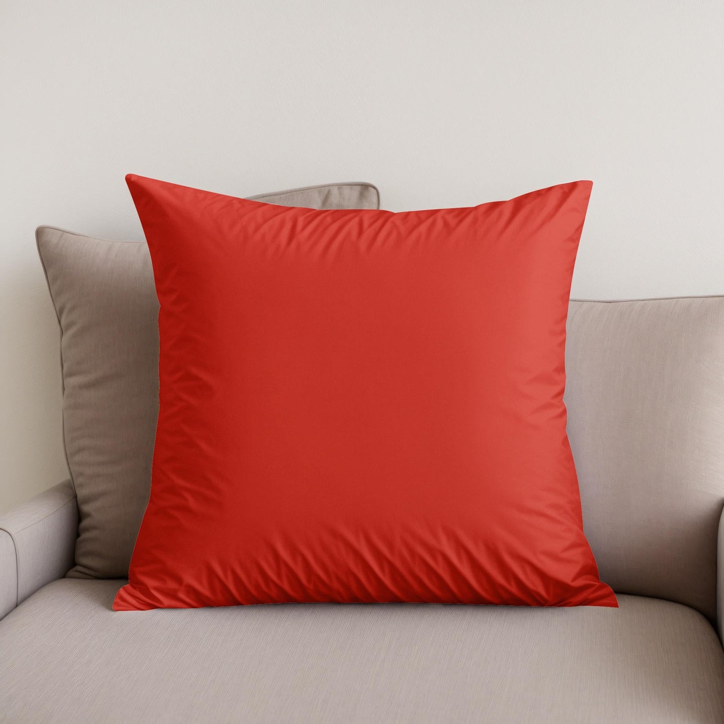 Pure Red Cotton Cushion